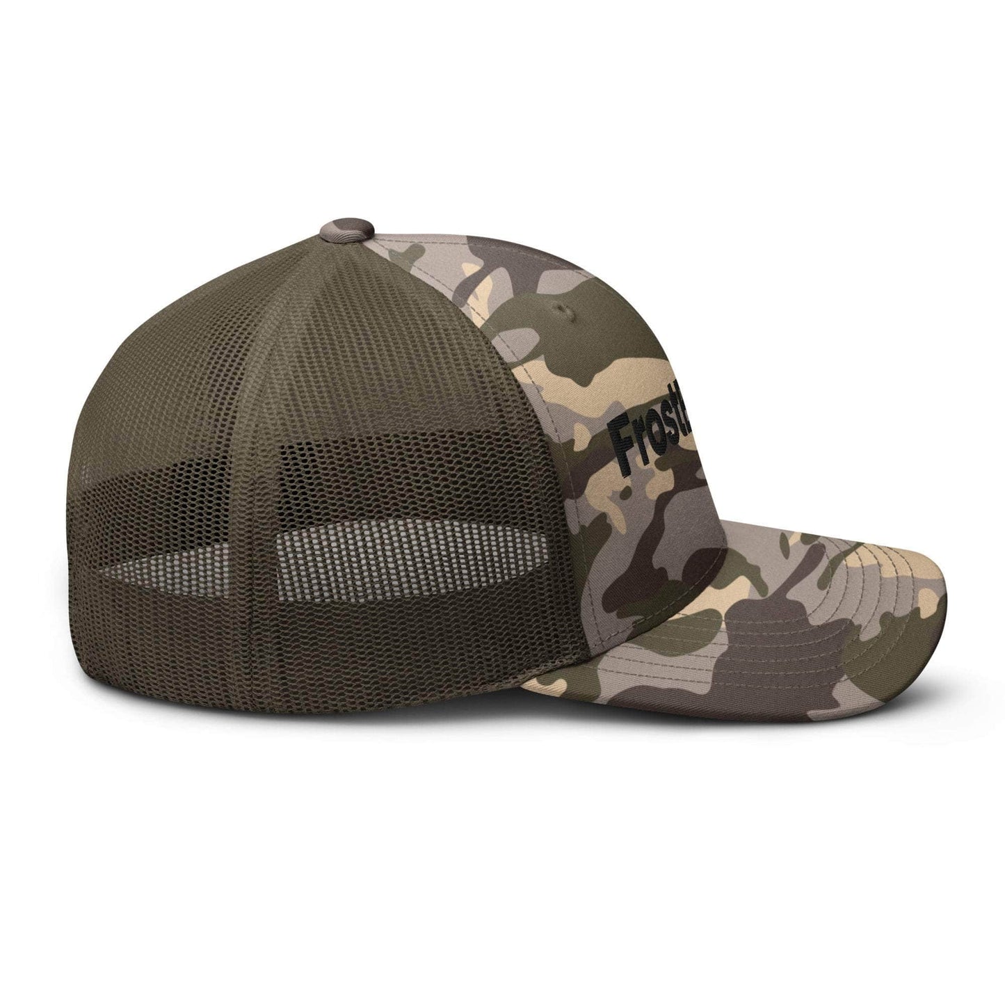 Frost Buddy Logo Camouflage Trucker Hat
