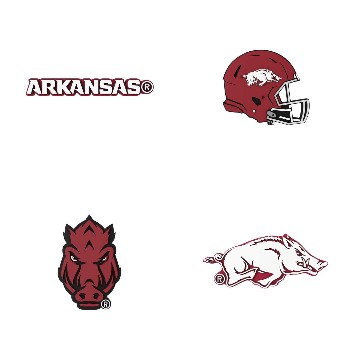 Budz | Arkansas Razorbacks | 4-Pack Bundle