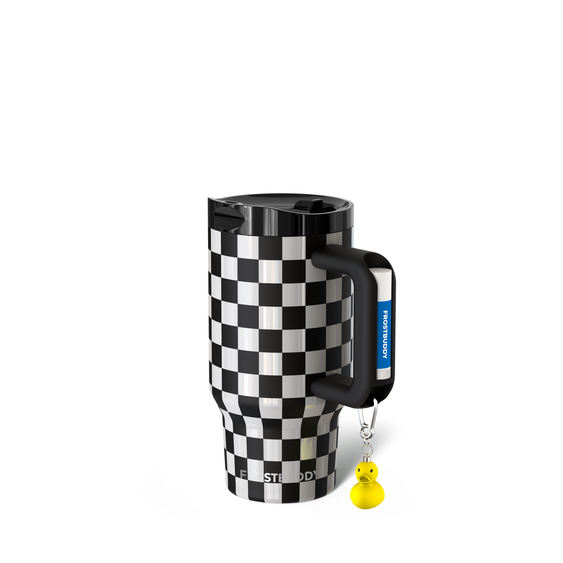 Thicc Buddy 16oz | Black & White Checkered
