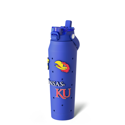 Bottle Buddy 32oz | Kansas Jayhawks | Skin + Budz Bundle