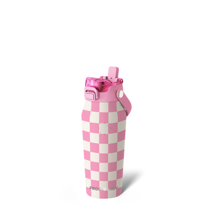 Bottle Buddy 16oz | Pink Checkered