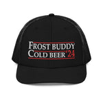 Frost Buddy Black Election Trucker Cap #color_black