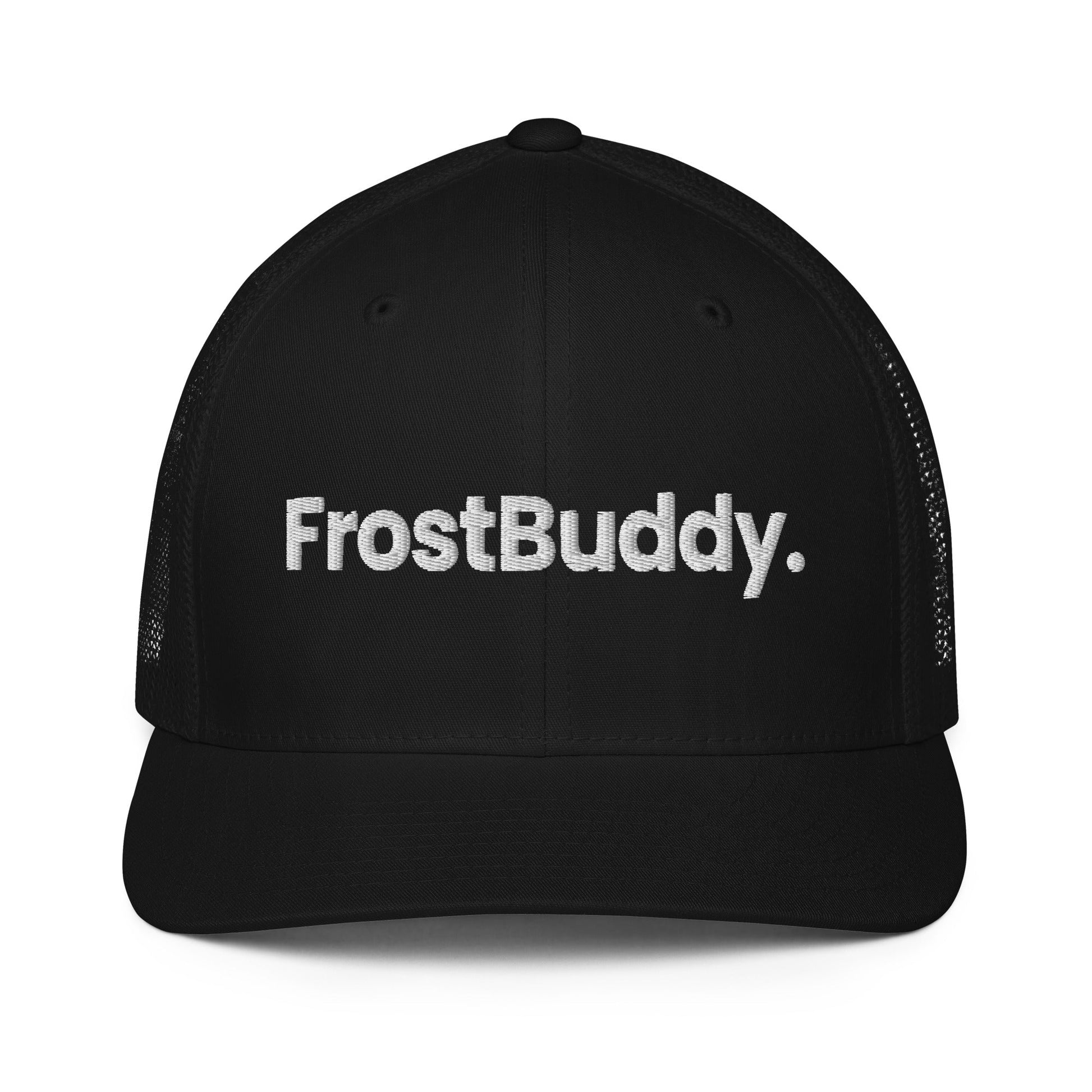 Frost Buddy Black Logo Closed-back Trucker Cap #color_black