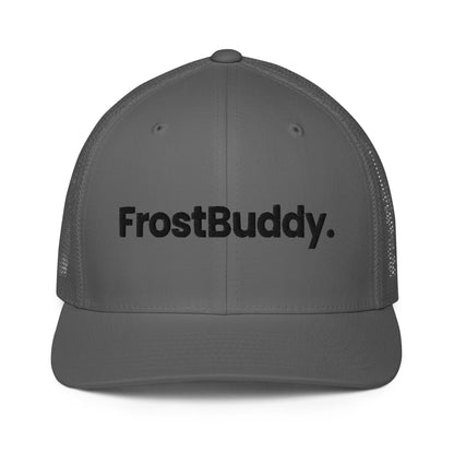 Frost Buddy Charcoal Logo Closed-back Trucker Cap #color_charcoal