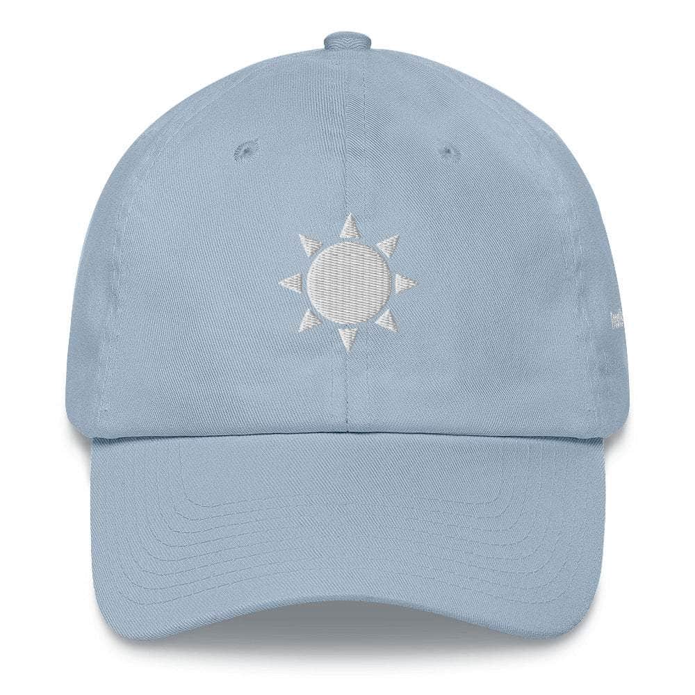 Frost Buddy Light Blue Sun Dad Hat #color_light blue
