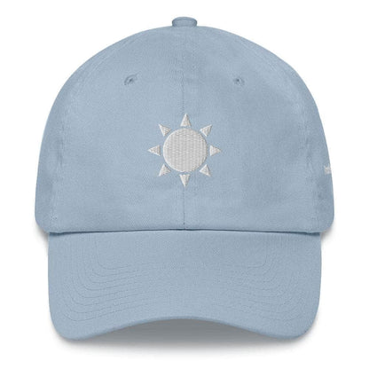 Frost Buddy Light Blue Sun Dad Hat #color_light blue