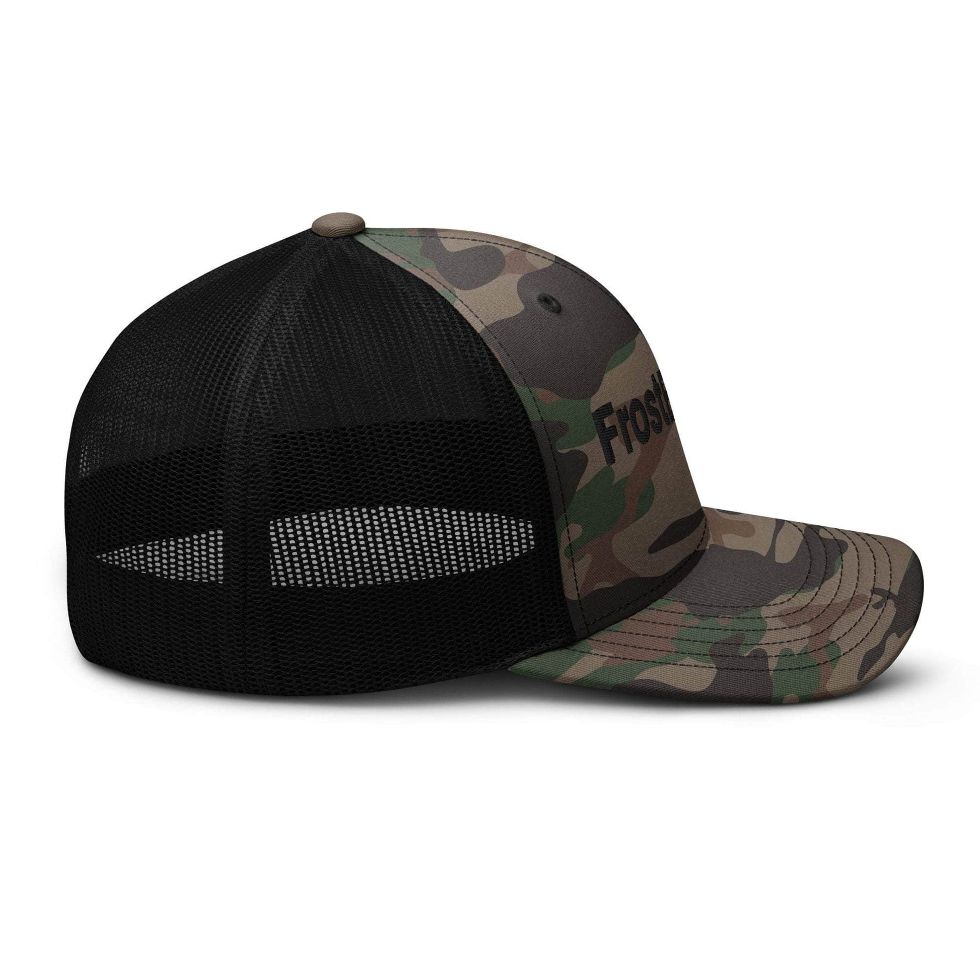 Frost Buddy Logo Camouflage Trucker Hat