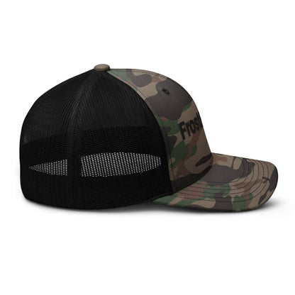 Frost Buddy Logo Camouflage Trucker Hat