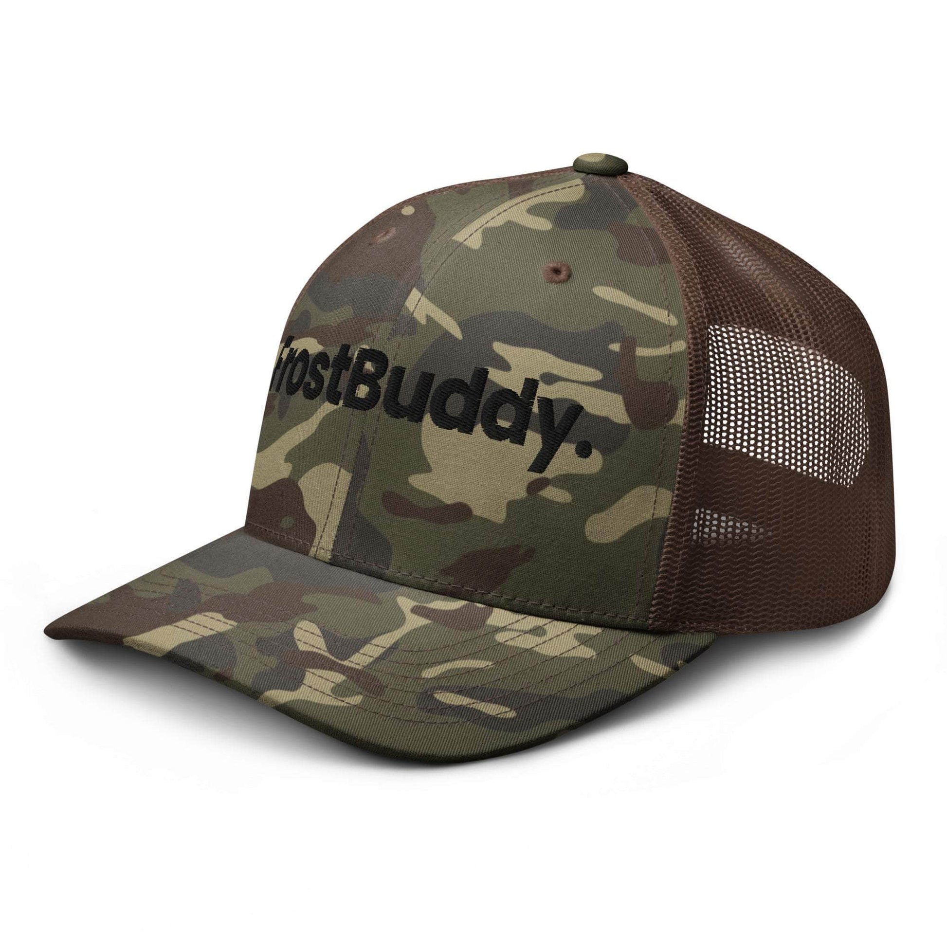 Frost Buddy Logo Camouflage Trucker Hat