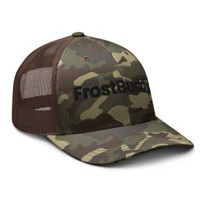 Frost Buddy Logo Camouflage Trucker Hat