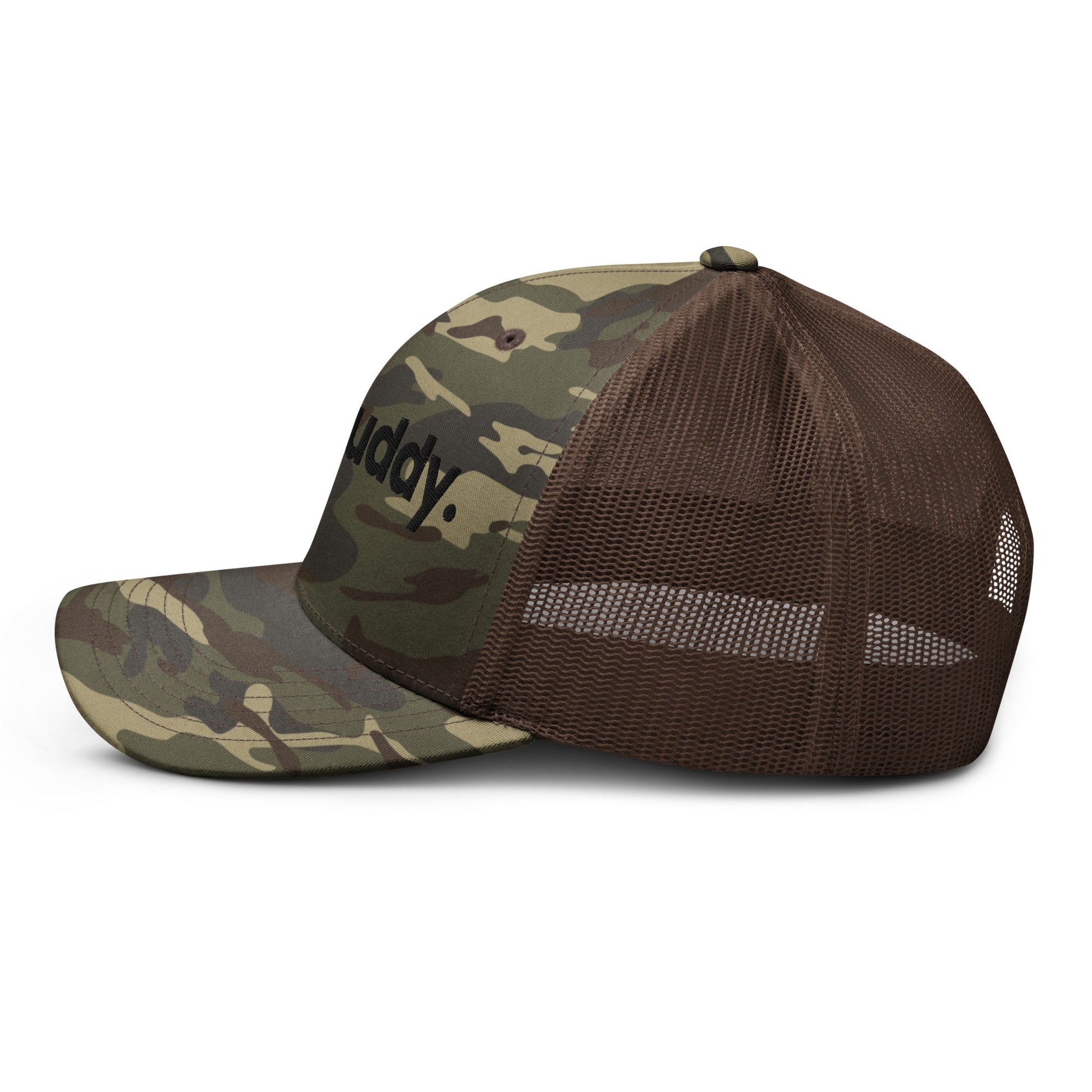 Frost Buddy Logo Camouflage Trucker Hat