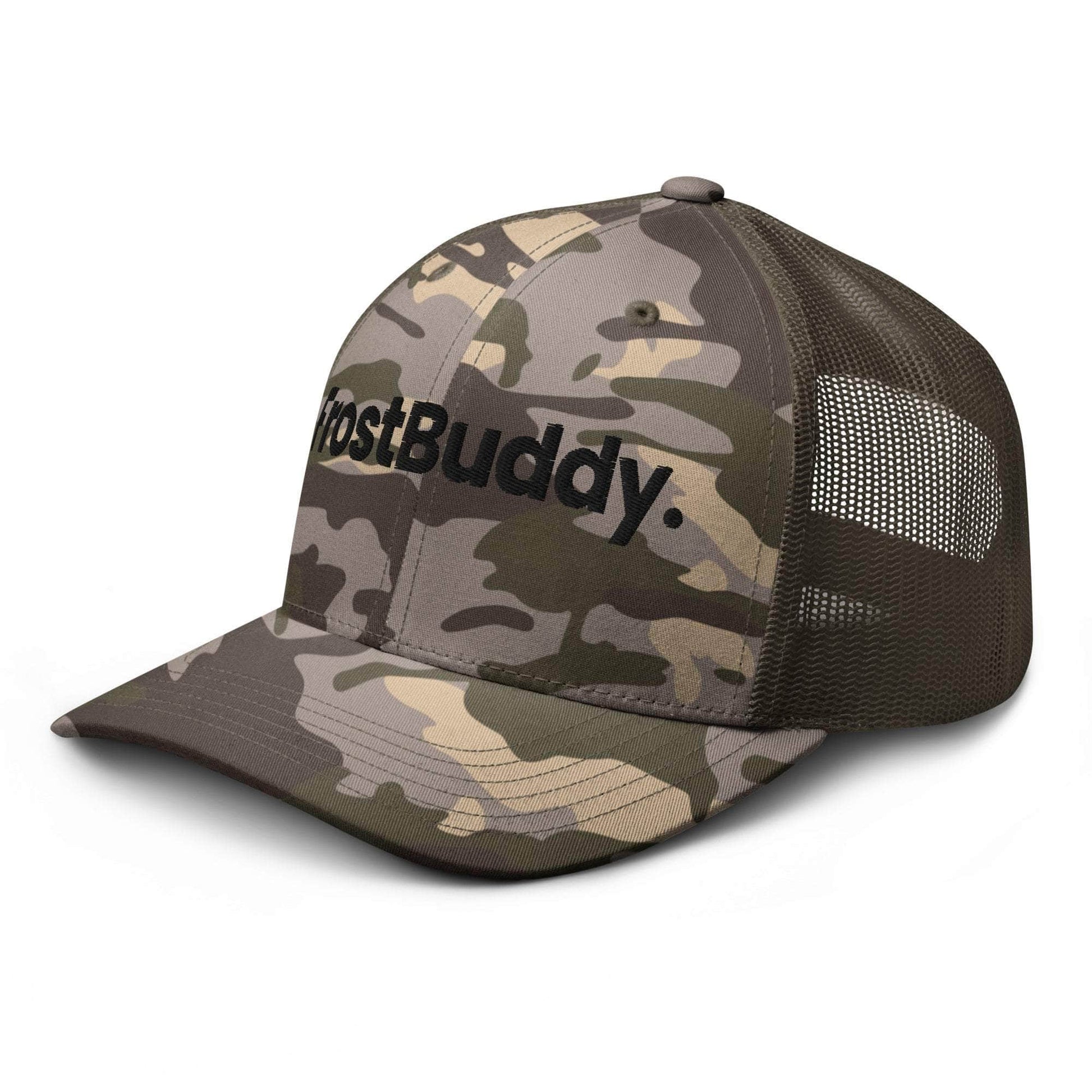 Frost Buddy Logo Camouflage Trucker Hat
