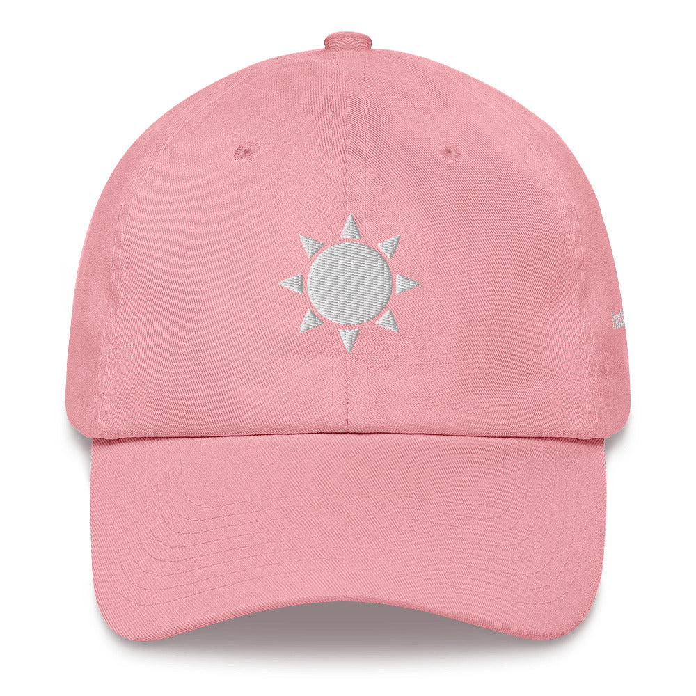 Frost Buddy Pink Sun Dad Hat #color_pink