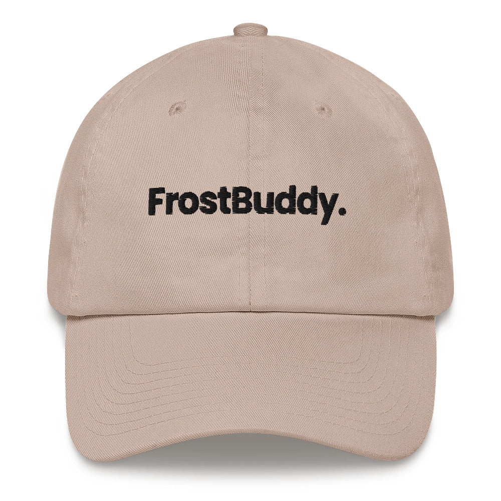 Frost Buddy Stone Logo Dad Hat #color_stone