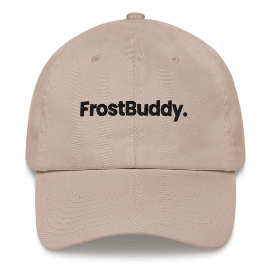 Frost Buddy Stone Logo Dad Hat #color_stone
