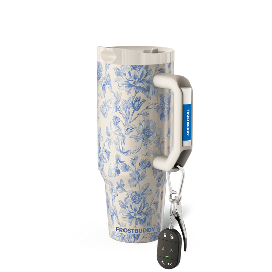 Thicc Buddy 40oz | Blue Floral